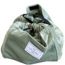 The Flat Lay Co. Drawstring Bag - Sage Green Velvet