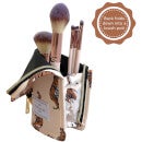 The Flat Lay Co. Standing Brush Case - Beige Tigers