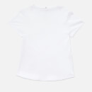 Tommy Hilfiger Girls' Script Print T-Shirt Short Sleeved - White - 7 Years