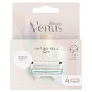 Venus Blades for Pubic Hair and Skin (4 Pack)