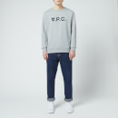 A.P.C. Men's Vpc Logo Sweatshirt - Heather Grey - S