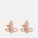 Vivienne Westwood Women's Grace Bas Relief Stud Earrings - Pink Gold Rose
