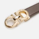 Salvatore Ferragamo Men's Reversible And Adjustable Gancini Belt - Hickory/Black