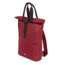 Roll Top Backpak - Burgundy
