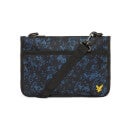 Flat Pouch - Navy Earth Print