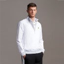 Tipped Funnel Neck Jacket - White