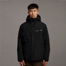 Casuals Wadded Dual Pocket Jacket with Face Guard - Jet Black