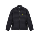 Side & Back Stretch Quilted Jacket - True Black