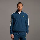 1/2 Zip Branded Anorak - Aegean Blue