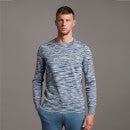 Space Dye Jumper - Slate Blue