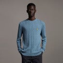 Cable Jumper - Slate Blue Marl