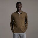 LS Brushed Collar Polo Shirt - Olive