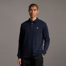 LS Brushed Collar Polo Shirt - Dark Navy