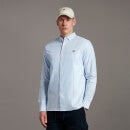 Vertical Stripe Long Sleeve Oxford Shirt - Riviera