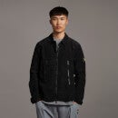 Casuals Dual Zip Overshirt - Jet Black