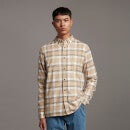 Archive Brushed Check Shirt - Vanilla Ice