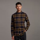 Archive Brushed Check Shirt - Chocolate