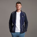 Contrast Panel Zip Through - Navy