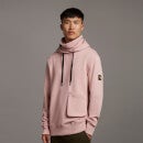 Casuals Face Covered Hoodie - Stone Pink