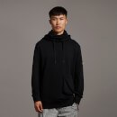 Casuals Face Covered Hoodie - Jet Black