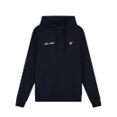Archive Embroidered Letter Hoodie - Dark Navy