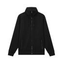 Casuals High Neck Zip Through - Jet Black