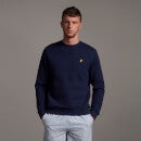 Ribbed Jersey Sweatshirt - Navy