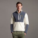 Microfleece Midlayer with Woven Overlay - OFF WHITE