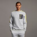 Overlay Crew with Chest Pocket - Pebble