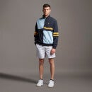 Printed Swim Short - White