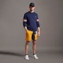 Mesh Insert Colour Block Short - Sunflower