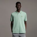 Branded Ringer Polo - Fern Green