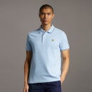Tipped Polo Shirt - Light Blue/ Dark Navy