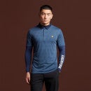 Jacquard Polo Shirt - Aegean Blue