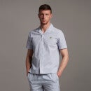 Seersucker Resort Shirt - Navy