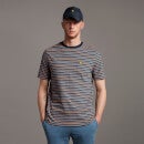 Brushed Stripe T-shirt - Dark Navy