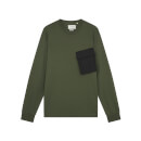 Casuals Pocket L/S T-shirt - Olive