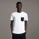 Contrast Pocket T-Shirt - White/ Jet Black