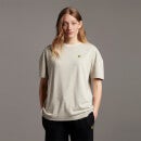 Brushed Argyle T-Shirt - Vanilla