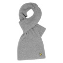 Racked rib scarf - Mid Grey Marl