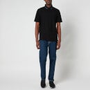 Armani Exchange Men's Mercerized Cotton Polo Shirt - BlackTonal - S