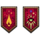 Pinfinity Dungeons and Dragons 12 Class Augmented Reality Pin Set Limited Edition