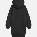 Calvin Klein Girls' Monogram Off Placed Hoodie Dress - Black - 12 Years