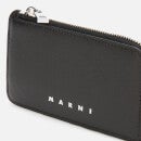 Marni Men's Zip Coin And Card Holder - Black/Black