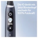 Oral-B iO 9 Special Edition Elektrische Zahnbürste, Lade-Reiseetui, black onyx 