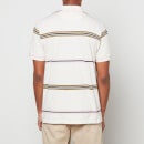 GANT Men's Narrow Stripe Pique Rugger Polo Shirt - Chalk White