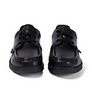 Youth Mens Reasan Lace Leather Black