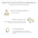 Forest Essentials Sheer Indulgence Bath and Shower Oil, Madurai Jasmine and Mogra (Various Sizes)