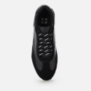 BOSS Business Men's Parkour Runn Leather Running Style Trainers - Black