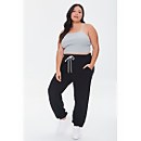 Plus Size French Terry Joggers - 18